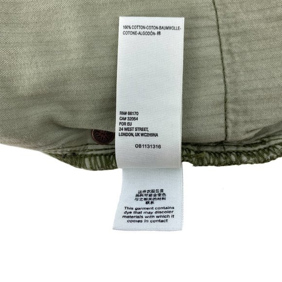 FREE PEOPLE We the Free Camo Combo Distressed Raw Hem Cutoffs Size 24 - Picture 14 of 14